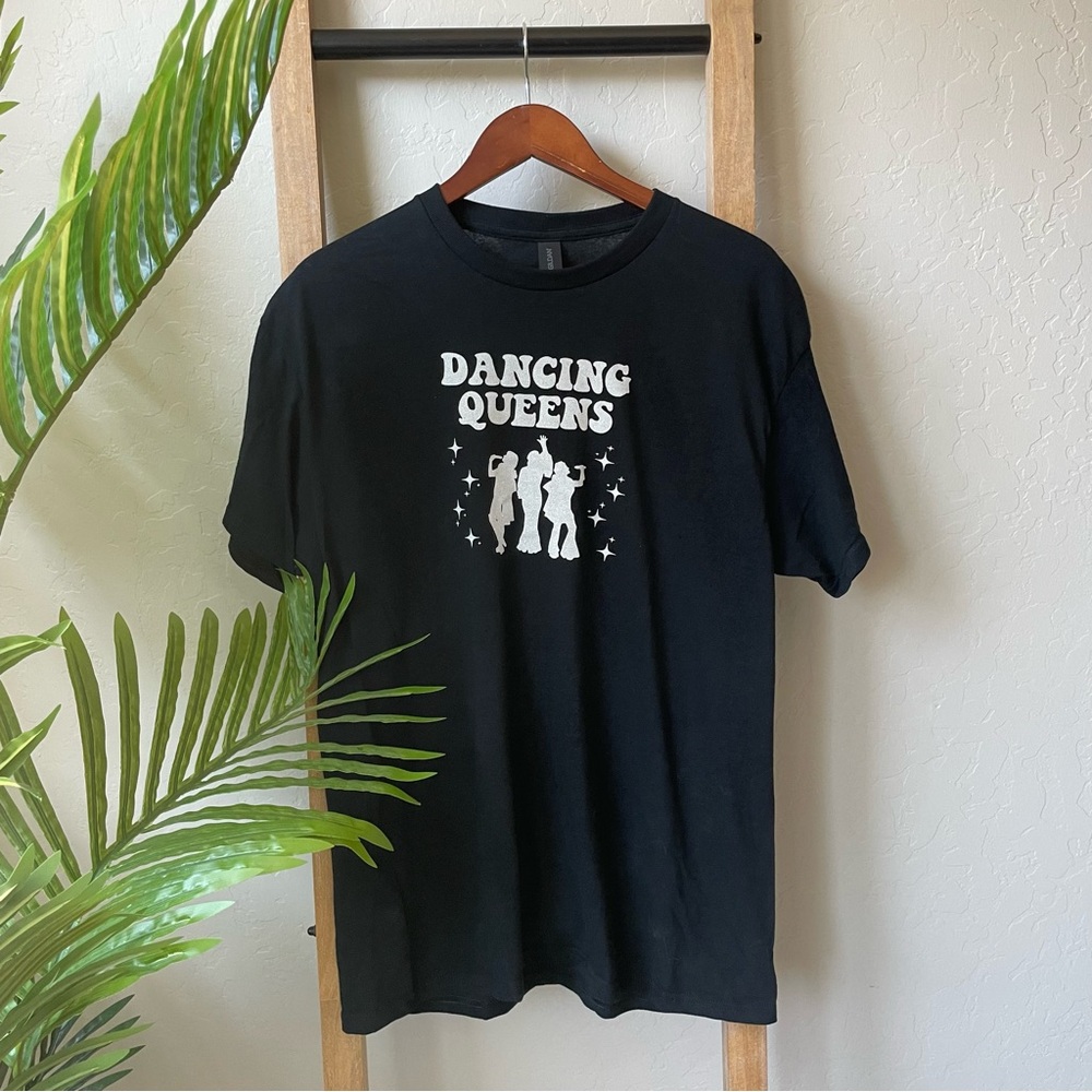Gildan Mama Mia “Dancing Queens” Black Graphic T-Shirt